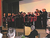 Der Valentin-Rathgeber-Chor Oberelsbach beim Konzertabend anlässlich des 2. Internationalen Rathgeber-Symposiums