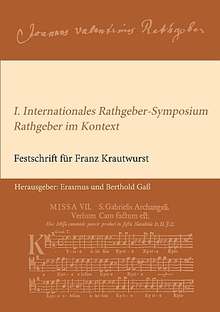 Musica Buchonica No. 2, Symposium Volume - Rathgeber in Context