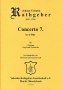 Concerto 07 - Deckblatt